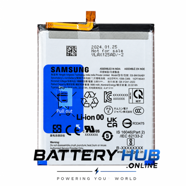 Samsung Galaxy M15 5G Battery EB-BM156ABY 6000mAh Original