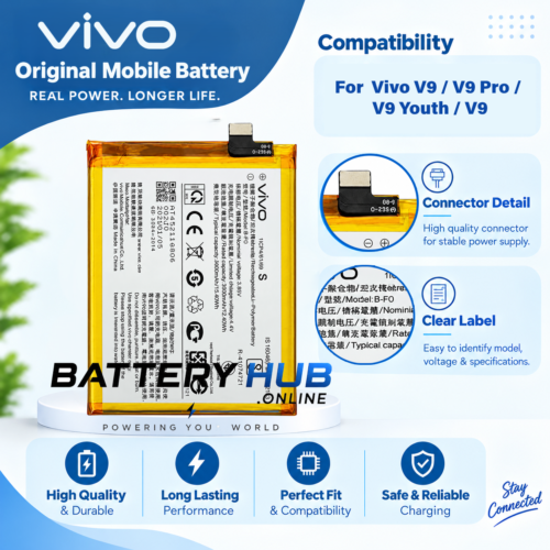 Original Vivo B-F0 Battery For Vivo V11 Pro (Vivo 1804) Mobile BF0 – 3400mAh