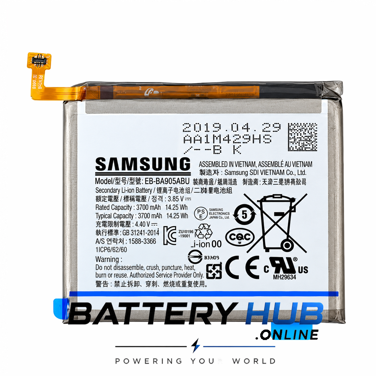 Samsung Galaxy A80 Battery EB-BA905ABU 3700mAh Original
