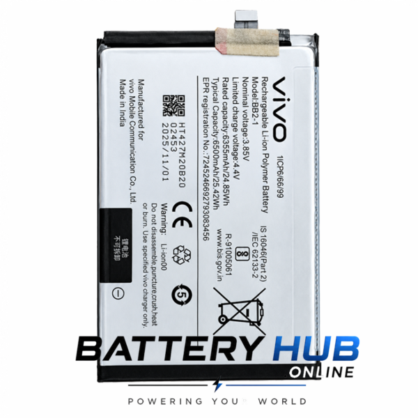 Vivo Y31 5G V2521 Battery 6500mAh