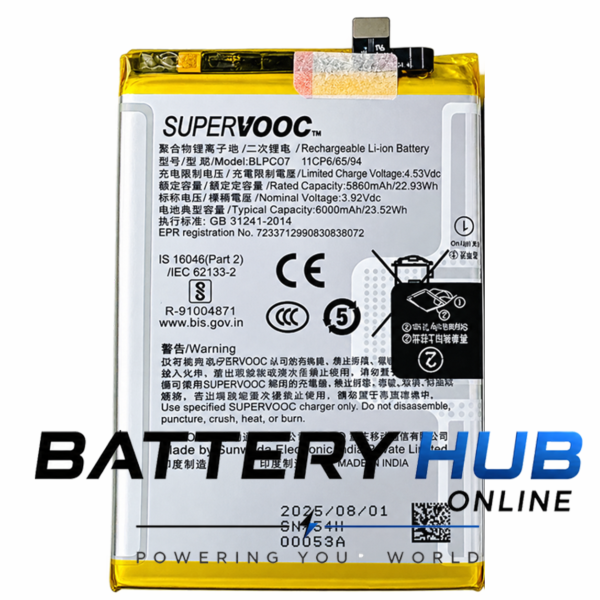 Realme 14T 5G Battery BLPC07