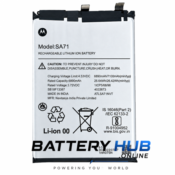 Motorola Edge 70 Max Battery 5000mAh