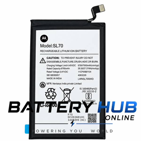Motorola Moto G06 Power Battery SL70 7000mAh